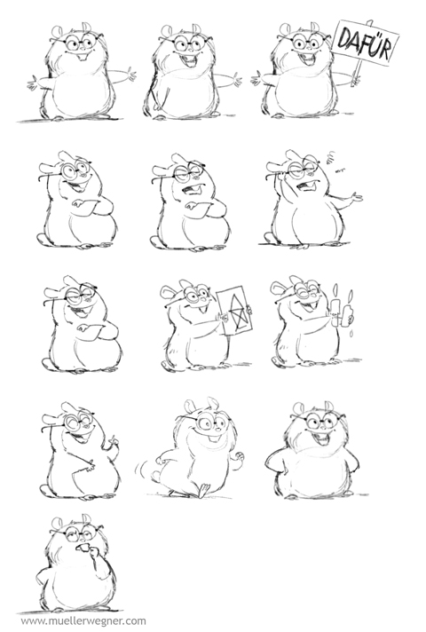 Hamster Illustration Characterdesign Storyboard Und Comic Aus Hamburg
